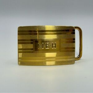 Tiffany & Co. Sterling Silver Engine-Turned Belt Buckle